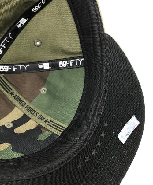 New Era（ニューエラ）New Era (ニューエラ) 59FIFTY 2026 Armed Forces Day オリーブ サイズ:7 3/4(61.5cm)の古着・服飾アイテム