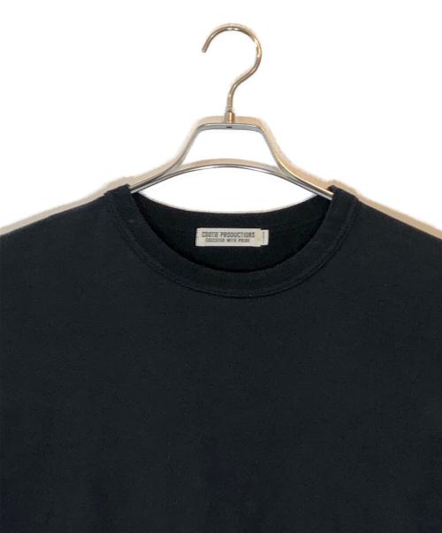 COOTIE（クーティー）COOTIE (クーティー) Plain Cut-Off Crewneck Sweatshirt ブラック サイズ:XLARGEの古着・服飾アイテム