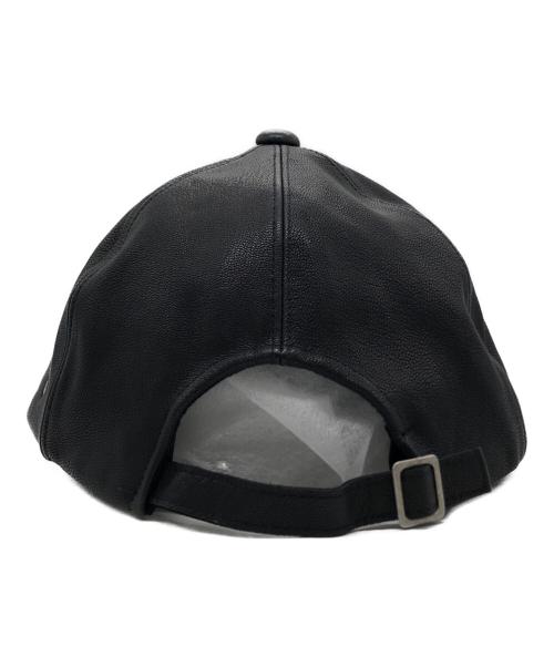 the fat hatter（ザ ファットハッター）THE FAT HATTER (ザ ファットハッター) Billie Leather Cap ブラック サイズ:Mの古着・服飾アイテム