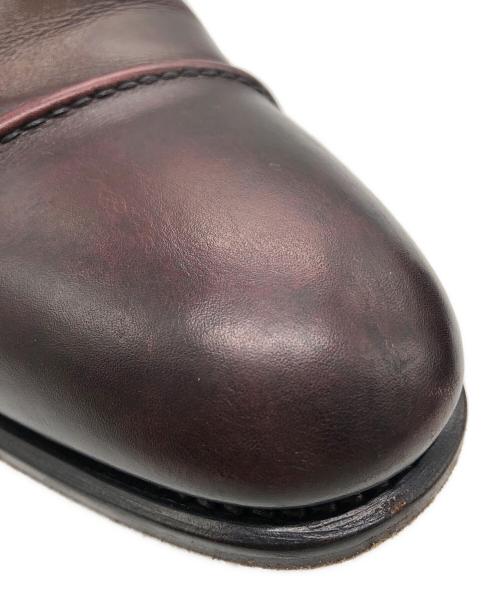 Salvatore Ferragamo（サルヴァトーレ フェラガモ）Salvatore Ferragamo (サルヴァトーレ フェラガモ) TRAMEZZA レースアップシューズ レッド サイズ:8 1/2 2Eの古着・服飾アイテム