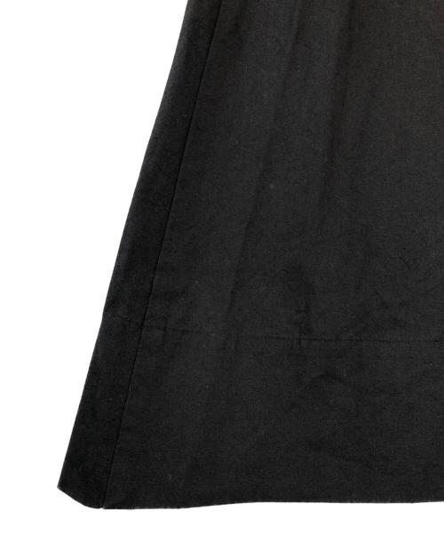 atelier naruse（アトリエナルセ）atelier naruse (アトリエナルセ) cotton patch pocket skirt ブラック サイズ:Fの古着・服飾アイテム