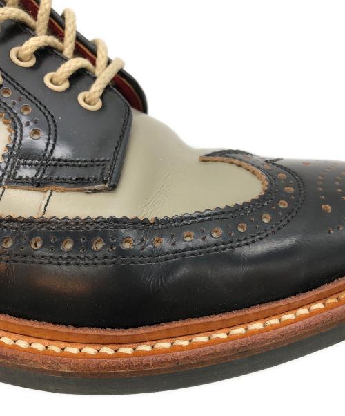 REGAL Shoe & Co.（リーガル シュー＆カンパニー）REGAL Shoe & Co. (リーガル シュー＆カンパニー) スペクテイターブーツ グレー×ブラック サイズ:24の古着・服飾アイテム