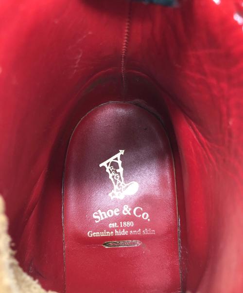 REGAL Shoe & Co.（リーガル シュー＆カンパニー）REGAL Shoe & Co. (リーガル シュー＆カンパニー) スペクテイターブーツ グレー×ブラック サイズ:24の古着・服飾アイテム