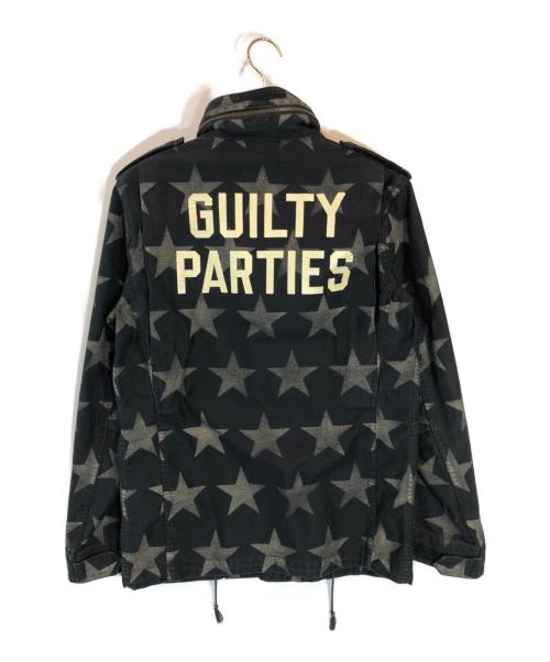 WACKO MARIA（ワコマリア）WACKO MARIA (ワコマリア) スター柄 M65ジャケット ブラック サイズ:Lの古着・服飾アイテム