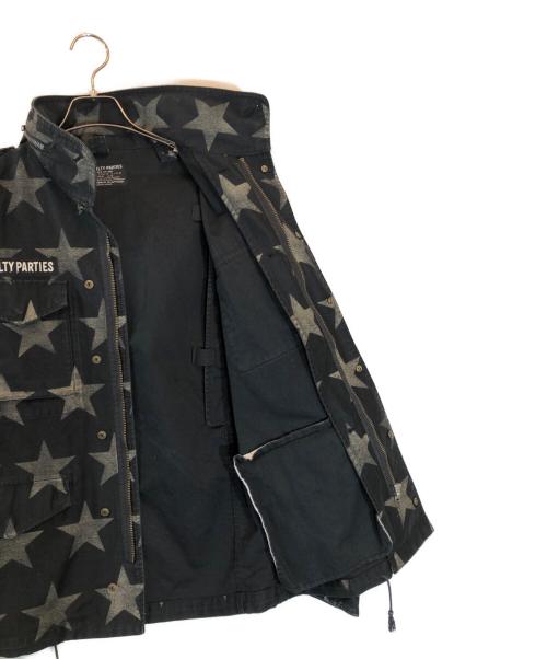 WACKO MARIA（ワコマリア）WACKO MARIA (ワコマリア) スター柄 M65ジャケット ブラック サイズ:Lの古着・服飾アイテム
