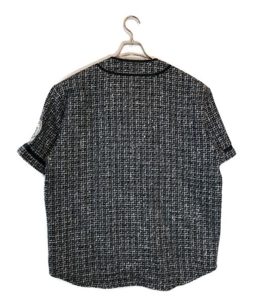 SUPREME（シュプリーム）Supreme (シュプリーム) Boucle Baseball Jersey ブラック サイズ:Mの古着・服飾アイテム