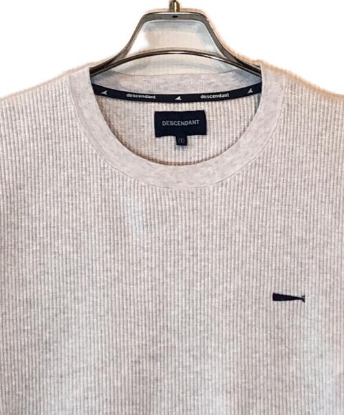 DESCENDANT（ディセンダント）DESCENDANT (ディセンダント) CACHALOT WAFFLE LS グレー サイズ:1の古着・服飾アイテム