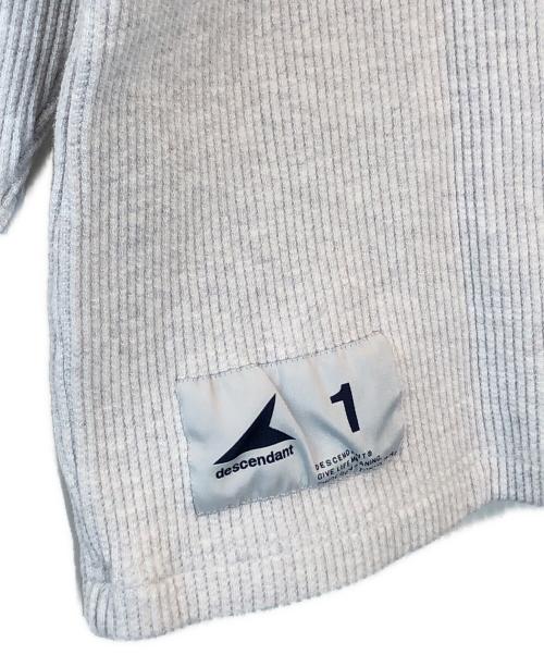 DESCENDANT（ディセンダント）DESCENDANT (ディセンダント) CACHALOT WAFFLE LS グレー サイズ:1の古着・服飾アイテム