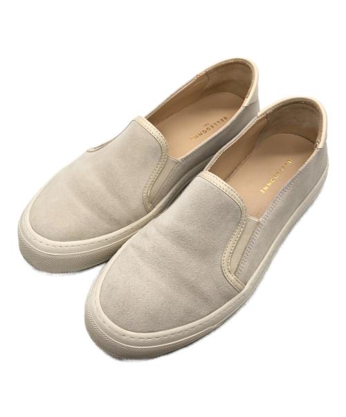 BELLEDONNE（ベルドンヌ）BELLEDONNE (ベルドンヌ) スリッポン グレー サイズ:42の古着・服飾アイテム