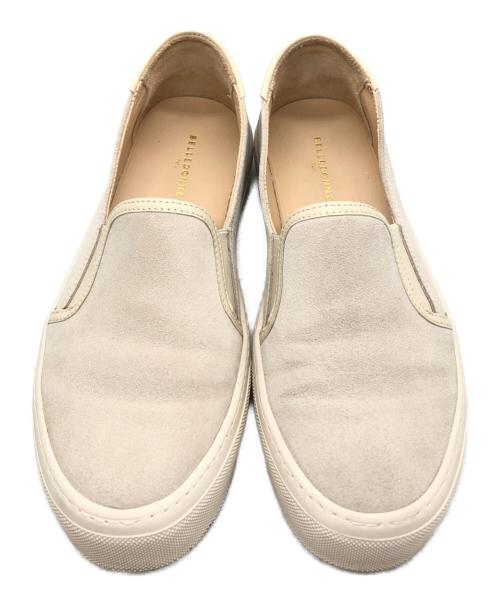 BELLEDONNE（ベルドンヌ）BELLEDONNE (ベルドンヌ) スリッポン グレー サイズ:42の古着・服飾アイテム
