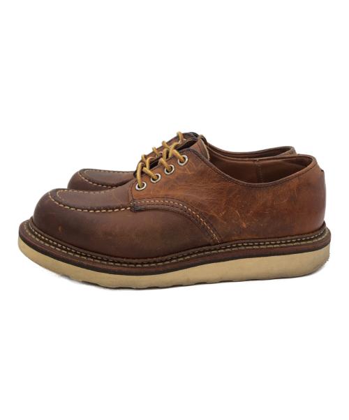 RED WING（レッドウィング）RED WING (レッドウィング) 8095 Work Oxford Moc-toe ブラウン サイズ:23.5cmの古着・服飾アイテム