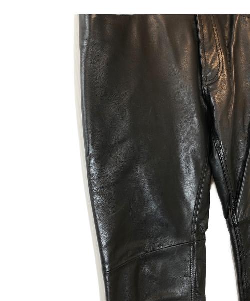 OLD GAP（オールドギャップ）OLD GAP (オールドギャップ) カウレザーパンツ ブラック サイズ:W30×L30の古着・服飾アイテム