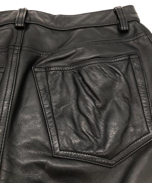 OLD GAP（オールドギャップ）OLD GAP (オールドギャップ) カウレザーパンツ ブラック サイズ:W30×L30の古着・服飾アイテム