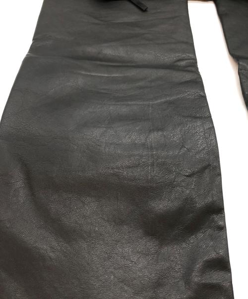 OLD GAP（オールドギャップ）OLD GAP (オールドギャップ) カウレザーパンツ ブラック サイズ:W30×L30の古着・服飾アイテム