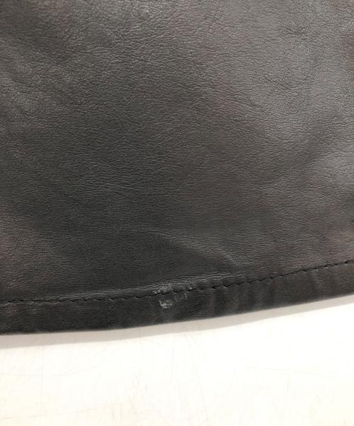 OLD GAP（オールドギャップ）OLD GAP (オールドギャップ) カウレザーパンツ ブラック サイズ:W30×L30の古着・服飾アイテム