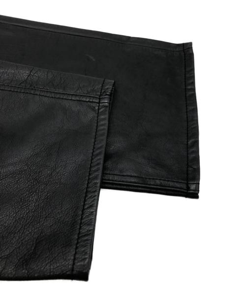 OLD GAP（オールドギャップ）OLD GAP (オールドギャップ) カウレザーパンツ ブラック サイズ:W30×L30の古着・服飾アイテム