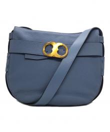 TORY BURCH（トリーバーチ）の古着「ジェミニリンク ショルダーバッグ」｜スカイブルー