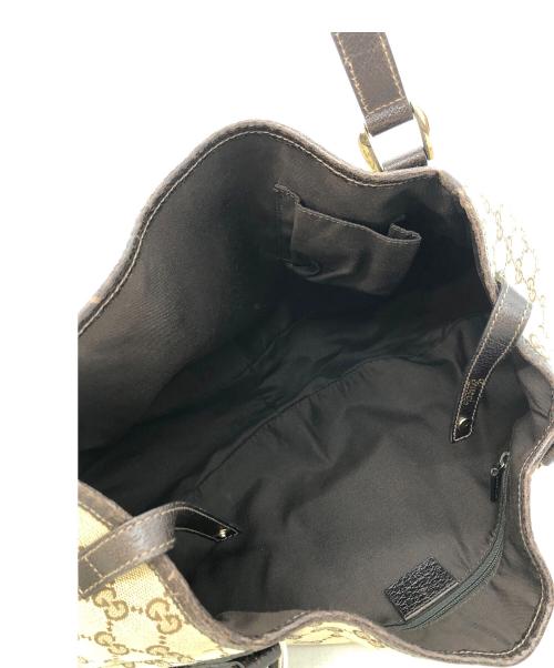 GUCCI（グッチ）GUCCI (グッチ) ggキャンバス ショルダーバッグ ベージュの古着・服飾アイテム