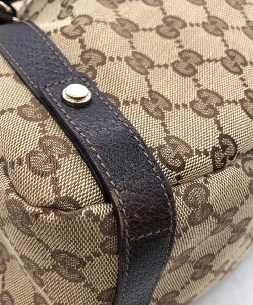 GUCCI（グッチ）GUCCI (グッチ) ggキャンバス ショルダーバッグ ベージュの古着・服飾アイテム