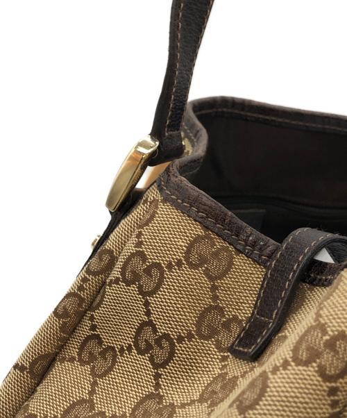 GUCCI（グッチ）GUCCI (グッチ) ggキャンバス ショルダーバッグ ベージュの古着・服飾アイテム