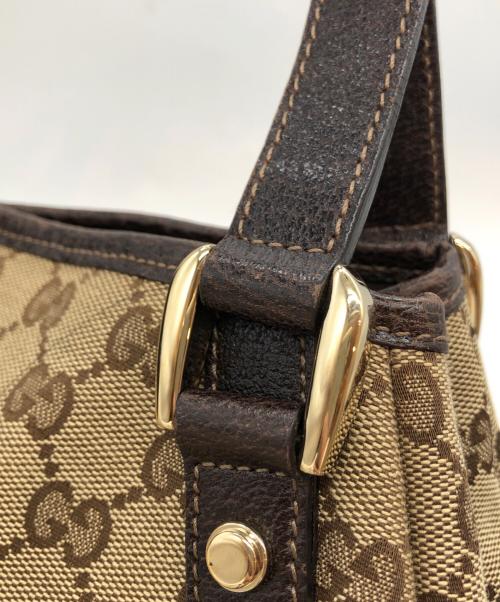 GUCCI（グッチ）GUCCI (グッチ) ggキャンバス ショルダーバッグ ベージュの古着・服飾アイテム