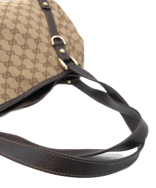 GUCCI（グッチ）GUCCI (グッチ) ggキャンバス ショルダーバッグ ベージュの古着・服飾アイテム