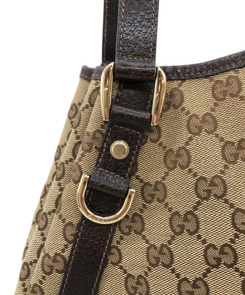 GUCCI（グッチ）GUCCI (グッチ) ggキャンバス ショルダーバッグ ベージュの古着・服飾アイテム
