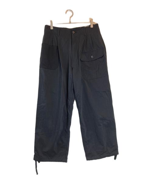 VOAAOV（ヴォアーブ）VOAAOV (ヴォアーブ) DOPE NYLON TWILL PANTS ブラック サイズ:1の古着・服飾アイテム
