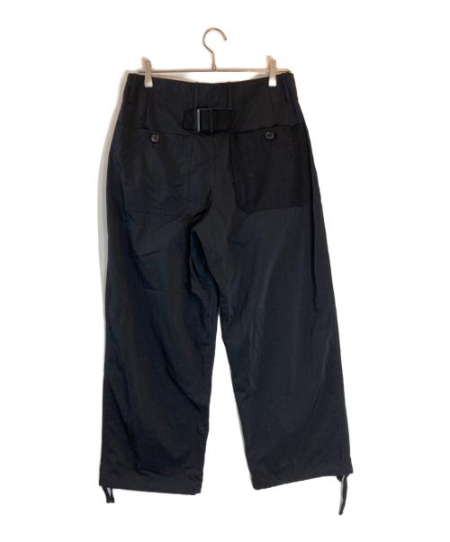 VOAAOV（ヴォアーブ）VOAAOV (ヴォアーブ) DOPE NYLON TWILL PANTS ブラック サイズ:1の古着・服飾アイテム