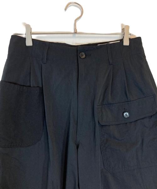VOAAOV（ヴォアーブ）VOAAOV (ヴォアーブ) DOPE NYLON TWILL PANTS ブラック サイズ:1の古着・服飾アイテム