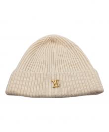 LOUIS VUITTON（ルイ ヴィトン）の古着「ビーニー・LV スパーク ニット帽」｜ベージュ