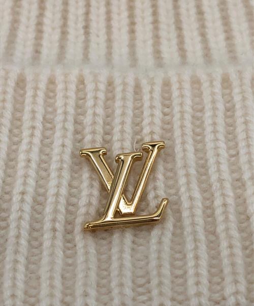 LOUIS VUITTON（ルイ ヴィトン）LOUIS VUITTON (ルイ ヴィトン) ビーニー・LV スパーク ニット帽 ベージュ サイズ:下記参照の古着・服飾アイテム