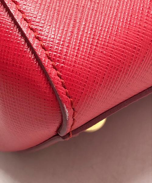 Salvatore Ferragamo（サルヴァトーレ フェラガモ）Salvatore Ferragamo (サルヴァトーレ フェラガモ) ヴァラリボンチェーンハンドバッグ レッドの古着・服飾アイテム