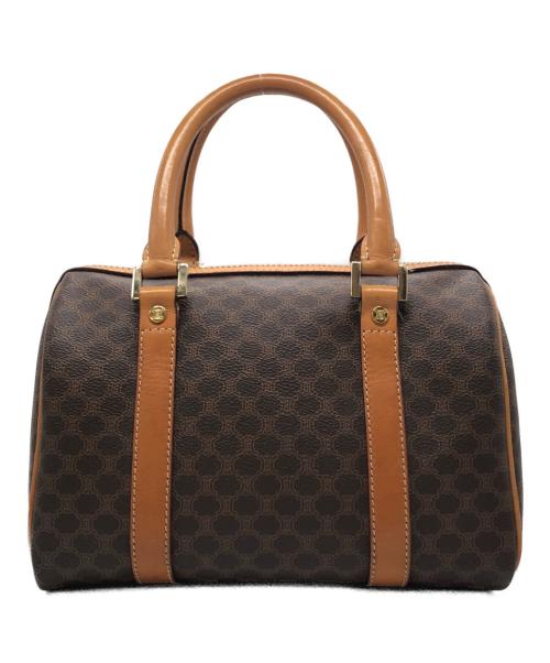 CELINE（セリーヌ）CELINE (セリーヌ) マカダム柄ハンドバッグ ブラウンの古着・服飾アイテム
