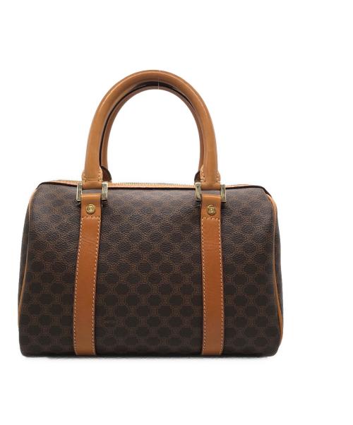 CELINE（セリーヌ）CELINE (セリーヌ) マカダム柄ハンドバッグ ブラウンの古着・服飾アイテム