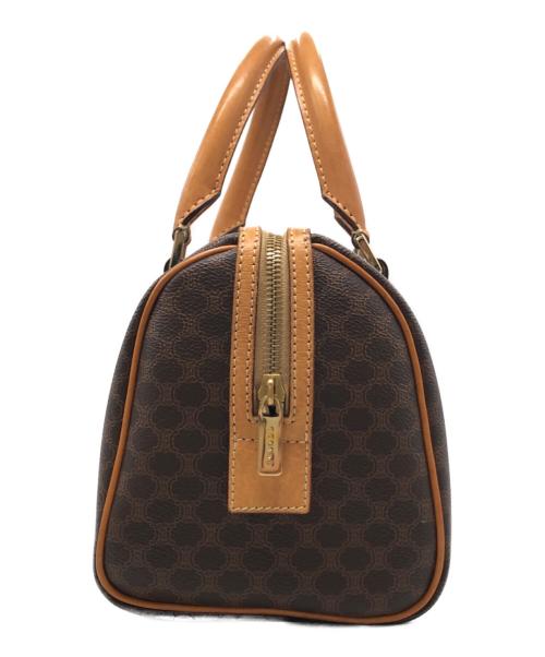 CELINE（セリーヌ）CELINE (セリーヌ) マカダム柄ハンドバッグ ブラウンの古着・服飾アイテム