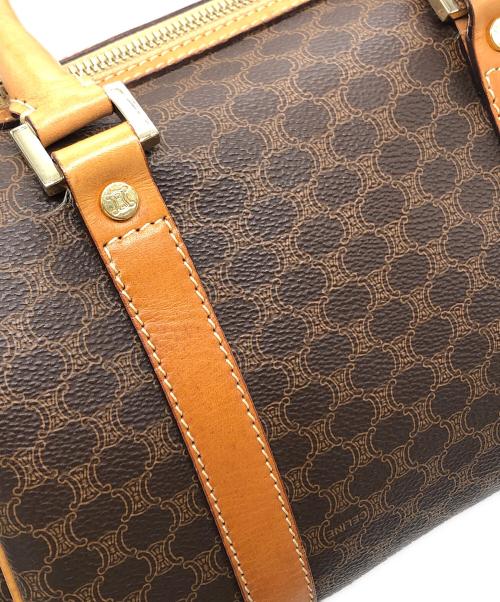 CELINE（セリーヌ）CELINE (セリーヌ) マカダム柄ハンドバッグ ブラウンの古着・服飾アイテム