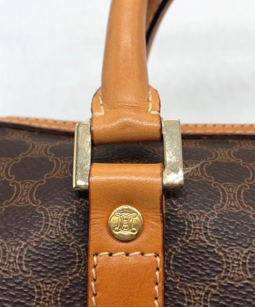 CELINE（セリーヌ）CELINE (セリーヌ) マカダム柄ハンドバッグ ブラウンの古着・服飾アイテム
