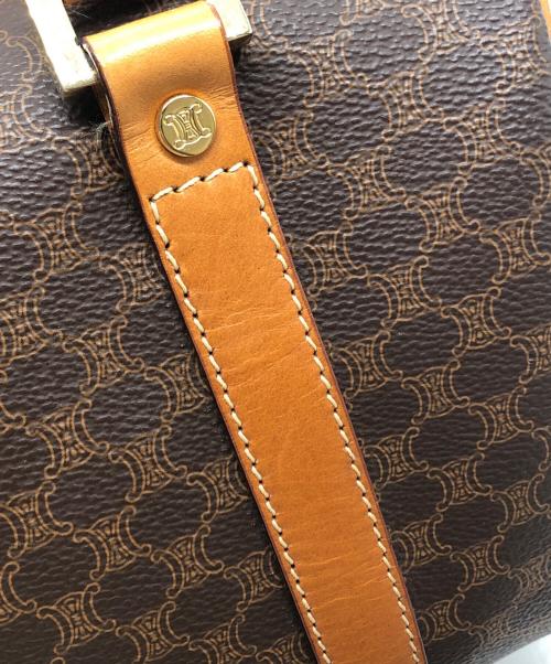 CELINE（セリーヌ）CELINE (セリーヌ) マカダム柄ハンドバッグ ブラウンの古着・服飾アイテム