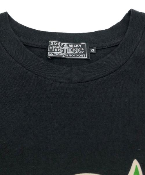 Hysteric Glamour（ヒステリックグラマー）Hysteric Glamour (ヒステリックグラマー) 2TONE DEVIL WOMAN Tシャツ ブラック サイズ:XLの古着・服飾アイテム