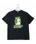 Hysteric Glamour（ヒステリックグラマー）の古着「2TONE DEVIL WOMAN Tシャツ」｜ブラック