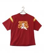Hysteric Glamourヒステリックグラマー）の古着「HYS STARS Tシャツ」｜レッド