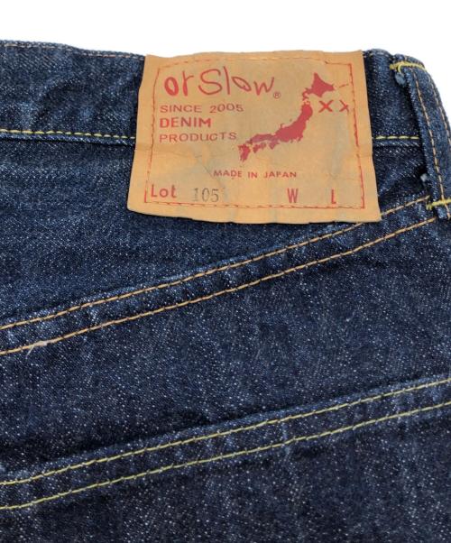 orSlow（オアスロウ）orSlow (オアスロウ) 105 Original Standard Denim One Wash インディゴ サイズ:L(3)の古着・服飾アイテム