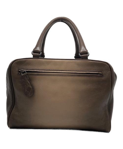 BOTTEGA VENETA（ボッテガベネタ）BOTTEGA VENETA (ボッテガベネタ) ブレラ グラデーションレザーハンドバッグ ブラウンの古着・服飾アイテム