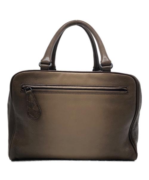 BOTTEGA VENETA（ボッテガベネタ）BOTTEGA VENETA (ボッテガベネタ) ブレラ グラデーションレザーハンドバッグ ブラウンの古着・服飾アイテム