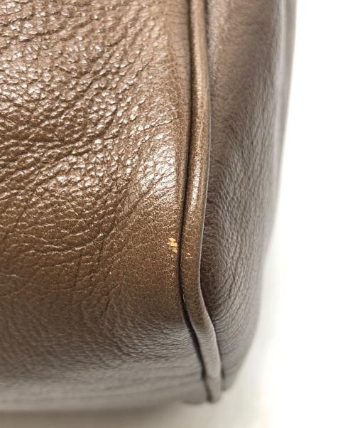 BOTTEGA VENETA（ボッテガベネタ）BOTTEGA VENETA (ボッテガベネタ) ブレラ グラデーションレザーハンドバッグ ブラウンの古着・服飾アイテム