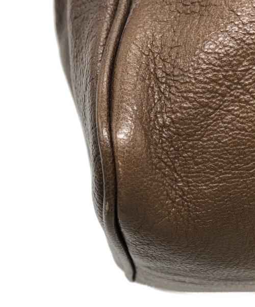 BOTTEGA VENETA（ボッテガベネタ）BOTTEGA VENETA (ボッテガベネタ) ブレラ グラデーションレザーハンドバッグ ブラウンの古着・服飾アイテム