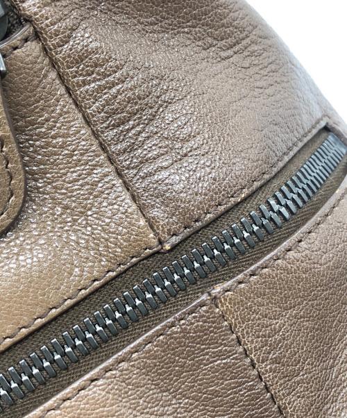 BOTTEGA VENETA（ボッテガベネタ）BOTTEGA VENETA (ボッテガベネタ) ブレラ グラデーションレザーハンドバッグ ブラウンの古着・服飾アイテム