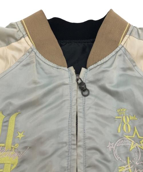 DIESEL（ディーゼル）DIESEL (ディーゼル) スカジャン ブラック サイズ:Lの古着・服飾アイテム