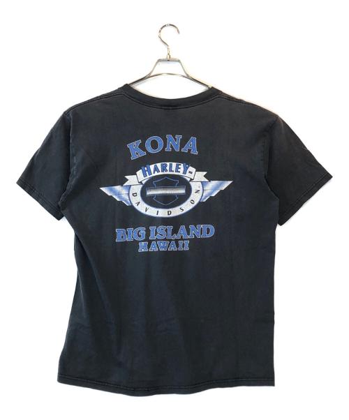 HARLEY-DAVIDSON（ハーレーダビッドソン）HARLEY-DAVIDSON (ハーレーダビッドソン) プリントカットソー ブラック サイズ:XLの古着・服飾アイテム